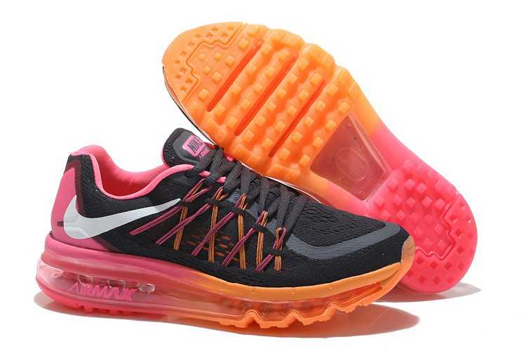 nike air max 2015 femme magasin concurrence des prix basket noir orange rose shop